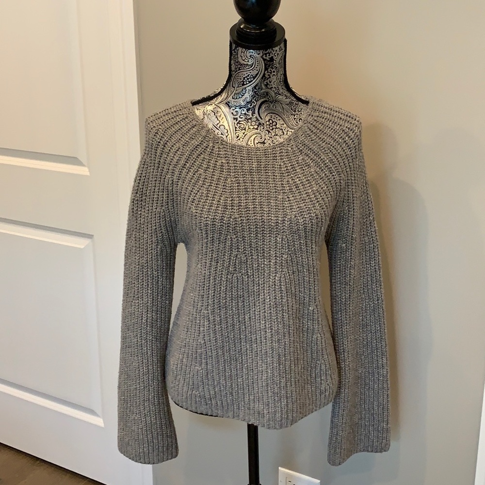 Joie Chunky Knit Grey Sweater